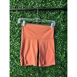 TNA ARITZIA BLUSH PINK HIGH RISE BIKER SHORTS SIZE SMALL